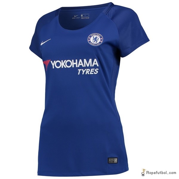 Camiseta Chelsea Replica Primera Ropa Mujer 2017/18